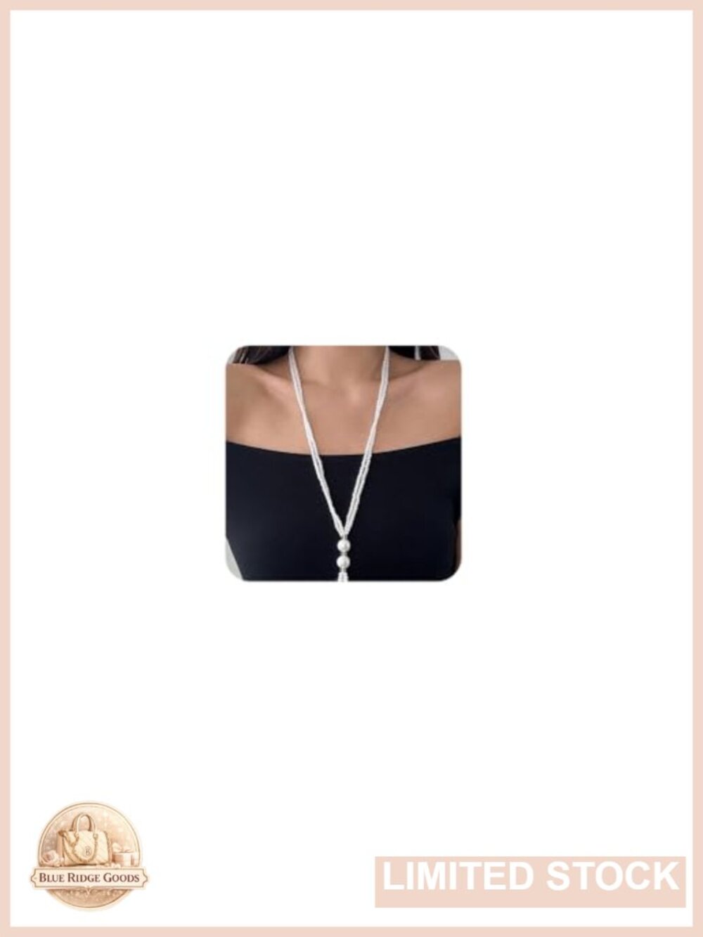 Pearl Tassel Necklace Layered 27.5" Alloy Imitation Pearl Women